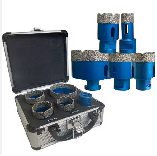 Diamond Vacuum Brazed Core Drill Bits Set