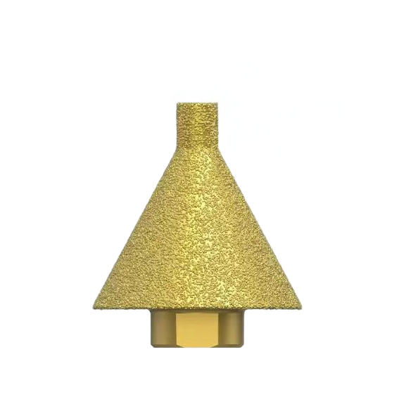 Wax-coated Diamond Chamfering Tool
