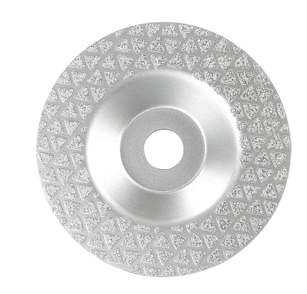 Sliver Triangle-star Vaccum Brazed Diamond Grinding Disc